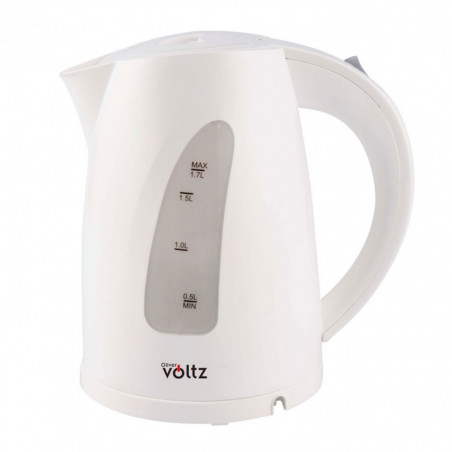 Ηλεκτρικός βραστήρας Oliver Voltz OV51230B, 2200W, 1.7 l, περιστρεφόμενη βάση 360C, φωτεινή ένδειξη, Λευκό