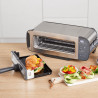 Τοστιέρα Ninja 3 σε 1 ST202EU, 2400W, 7 προγράμματα, έλεγχος θερμοκρασίας, ψησταριά, απόψυξη, αναθέρμανση, οριζόντια λειτουργία, ασημί