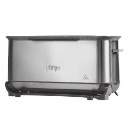Τοστιέρα Ninja 3 σε 1 ST202EU, 2400W, 7 προγράμματα, έλεγχος θερμοκρασίας, ψησταριά, απόψυξη, αναθέρμανση, οριζόντια λειτουργία, ασημί