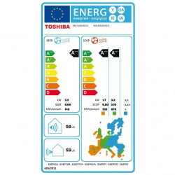 Inverteren climatik Toshiba Shorai Edge RAS-B13G3KVSGB-E + RAS-13J2AVSG-E1, 13000 BTU, 26 m2, A+++, Wi-Fi, R-32, 12 λειτουργίες, Μαύρο