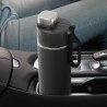 Thermos Ninja DW2401EUUKBK, 700 ml, Κατάλληλο για ανθρακούχα ποτά, Τριπλή μόνωση, Χωρίς BPA, Ζεστό έως 8 ώρες, Κρύο έως 24 ώρες, Μαύρο