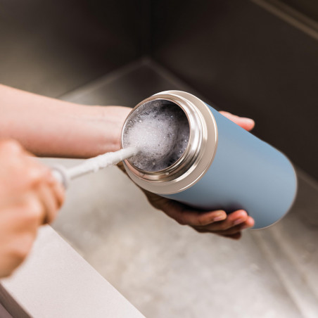 Thermos Ninja DW2401EUUKBL, 700 ml, Κατάλληλο για ανθρακούχα ποτά, Τριπλή μόνωση, Χωρίς BPA, Ζεστό έως 8 ώρες, Κρύο έως 24 ώρες, Μπλε