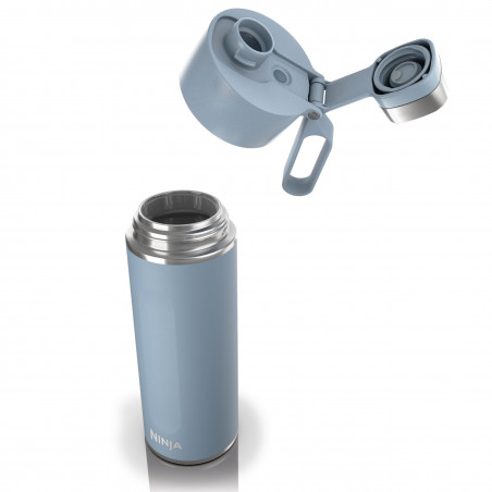Thermos Ninja DW2401EUUKBL, 700 ml, Κατάλληλο για ανθρακούχα ποτά, Τριπλή μόνωση, Χωρίς BPA, Ζεστό έως 8 ώρες, Κρύο έως 24 ώρες, Μπλε