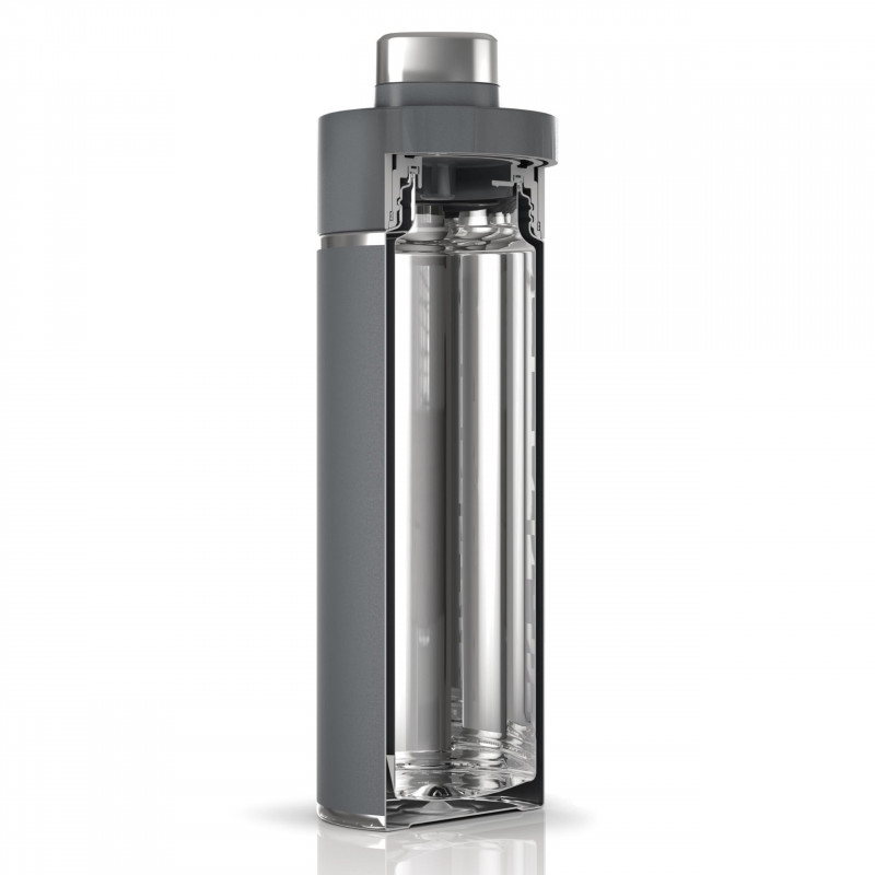 Thermos Ninja DW2401EUUKGY, 700 ml, Κατάλληλο για ανθρακούχα ποτά, Τριπλή μόνωση, Χωρίς BPA, Ζεστό έως 8 ώρες, Κρύο έως 24 ώρες, Γκρι