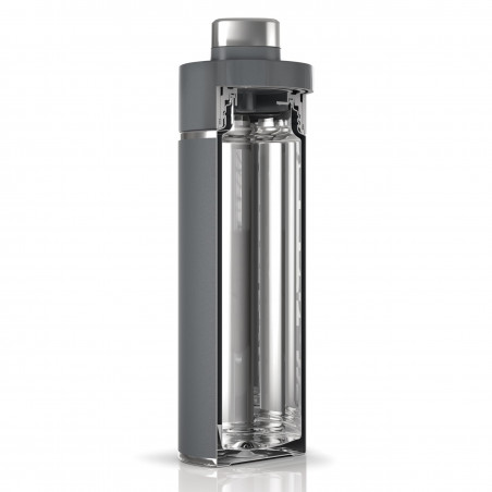 Thermos Ninja DW2401EUUKGY, 700 ml, Κατάλληλο για ανθρακούχα ποτά, Τριπλή μόνωση, Χωρίς BPA, Ζεστό έως 8 ώρες, Κρύο έως 24 ώρες, Γκρι
