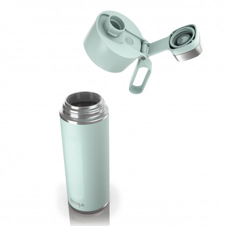 Thermos Ninja DW2401EUUKMT, 700 ml, Κατάλληλο για ανθρακούχα ποτά, Τριπλή μόνωση, Χωρίς BPA, Ζεστό έως 8 ώρες, Κρύο έως 24 ώρες, Πράσινο της μέντας