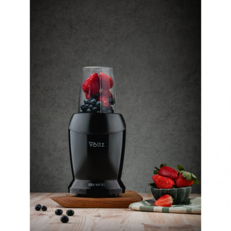 Nutri Blender Oliver Voltz OV51162D, 1200 W, 2 φλιτζάνια, BPA Free, 1L/800 ml, θρυμματισμός πάγου, μαύρο