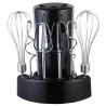 Μίξερ Rosberg R51110KB, 300 W, 5 ταχύτητες + Turbo, υποδοχή αξεσουάρ, Μαύρο/Ασημί