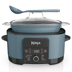 Ninja Foodi PossibleCooker 8in1 MC1001EU, 1200W, 8 l, 8 προγράμματα, Κεραμική επίστρωση, Χρονοδιακόπτης, Τριπλή θερμότητα σύντηξης, Μπλε/Μαύρο