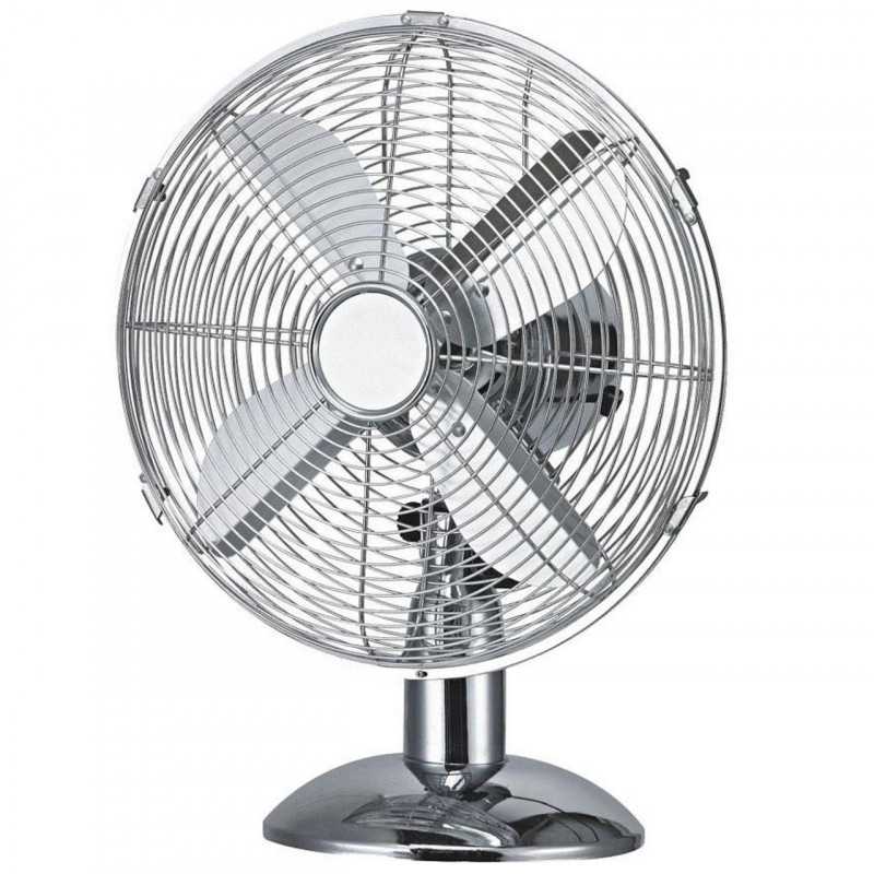 Επιτραπέζιος ανεμιστήρας Finlux FSF-1235-SS, 50W, 30 cm, 3 ταχύτητες, Ανοξείδωτο, Inox