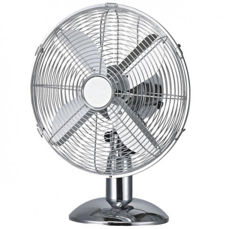 Επιτραπέζιος ανεμιστήρας Finlux FSF-1235-SS, 50W, 30 cm, 3 ταχύτητες, Ανοξείδωτο, Inox