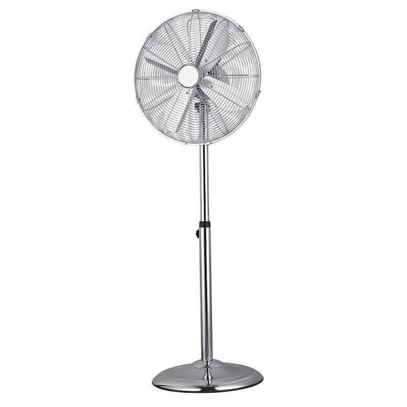 Ανεμιστήρας βάσης Finlux FSF-1624-SS, 60W, 40 cm, 3 ταχύτητες, Ανοξείδωτο, Inox