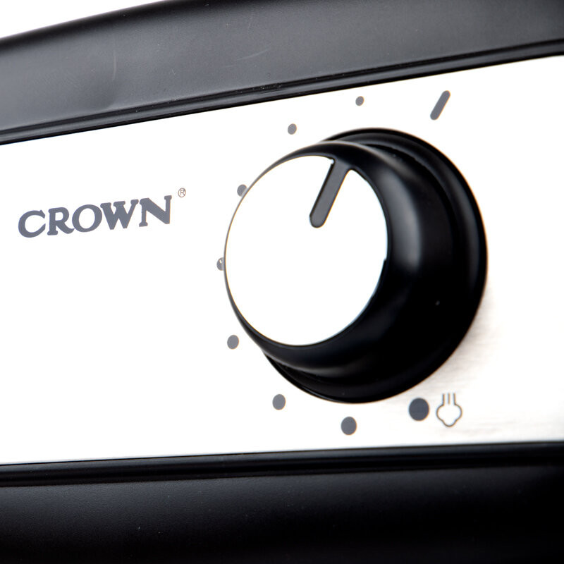 Μηχανή εσπρέσο Crown CEM-1525, 850W, 15 bar, 1.2 l, Θέρμανση φλιτζανιών, Ατμός, Κινητό δοχείο, Δίσκος κρέμας, Μαύρο