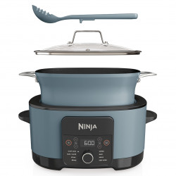 Ninja Foodi PossibleCooker 8in1 MC1001EU, 1200W, 8 l, 8 προγράμματα, Κεραμική επίστρωση, Χρονοδιακόπτης, Τριπλή θερμότητα σύντηξης, Μπλε/Μαύρο