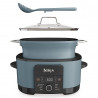 Ninja Foodi PossibleCooker 8in1 MC1001EU, 1200W, 8 l, 8 προγράμματα, Κεραμική επίστρωση, Χρονοδιακόπτης, Τριπλή θερμότητα σύντηξης, Μπλε/Μαύρο