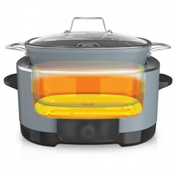 Ninja Foodi PossibleCooker 8in1 MC1001EU, 1200W, 8 l, 8 προγράμματα, Κεραμική επίστρωση, Χρονοδιακόπτης, Τριπλή θερμότητα σύντηξης, Μπλε/Μαύρο