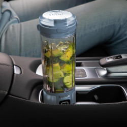 Φορητός μπλέντερ Ninja Blast BC151EUNV, 7,4 W, 530 ml, Ατσάλινο μαχαίρι με 6 λεπίδες, Θρυμματισμός πάγου, Έως 10 κύκλοι, Χωρίς BPA, USB-C, Μπλε