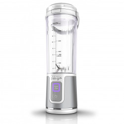 Φορητό μπλέντερ Ninja Blast BC151EUWH, 7,4W, 530 ml, ατσάλινη λεπίδα με 6 λεπίδες, θρυμματισμός πάγου, έως 10 κύκλοι, χωρίς BPA, USB-C, λευκό