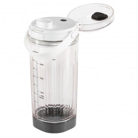 Φορητό μπλέντερ Ninja Blast BC151EUWH, 7,4W, 530 ml, ατσάλινη λεπίδα με 6 λεπίδες, θρυμματισμός πάγου, έως 10 κύκλοι, χωρίς BPA, USB-C, λευκό