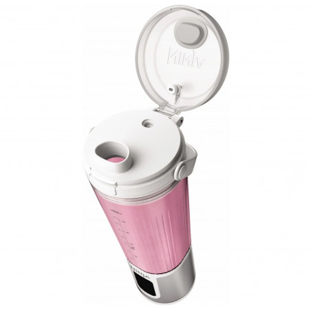 Φορητό μπλέντερ Ninja Blast BC151EUWH, 7,4W, 530 ml, ατσάλινη λεπίδα με 6 λεπίδες, θρυμματισμός πάγου, έως 10 κύκλοι, χωρίς BPA, USB-C, λευκό