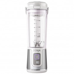 Φορητό μπλέντερ Ninja Blast BC151EUWH, 7,4W, 530 ml, ατσάλινη λεπίδα με 6 λεπίδες, θρυμματισμός πάγου, έως 10 κύκλοι, χωρίς BPA, USB-C, λευκό