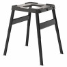 Τραπέζι ψησίματος Ninja Woodfire 4718J800EUUK, 107x86x66 cm, Ρυθμιζόμενο, Πλαϊνή βάση, Μαύρο