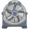 Ανεμιστήρας δαπέδου Elite ETFB-0334, 100W, 60 cm, 3 ταχύτητες, 5 πτερύγια, Γκρι