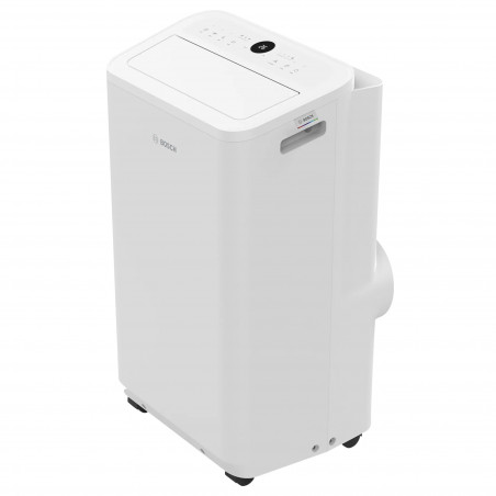 Κινητό κλιματιστικό Bosch Cool 2000, 9000 BTU, 35 m2, A, Αυτόματη εναλλαγή, Χρονοδιακόπτης, Οθόνη LCD, Φορητή λειτουργία, Λευκό