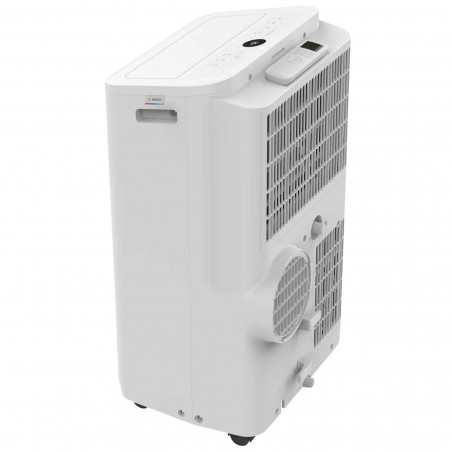 Κινητό κλιματιστικό Bosch Cool 2000, 9000 BTU, 35 m2, A, Αυτόματη εναλλαγή, Χρονοδιακόπτης, Οθόνη LCD, Φορητή λειτουργία, Λευκό