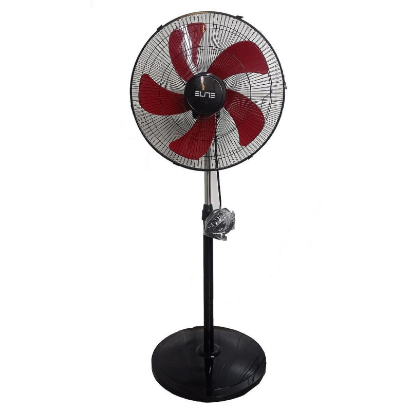 Ανεμιστήρας Elite EFS-1302, 100W, 45 cm, 3 ταχύτητες, 5 πτερύγια, Στρογγυλή βάση, Μαύρο/Μαύρο