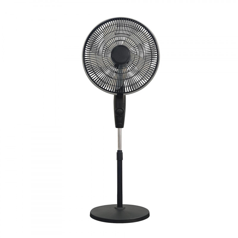 Ανεμιστήρας Elite ETSF-0335, 60 W, 40 cm, 3 ταχύτητες, 5 πτερύγια, ιονιστής, Μαύρο