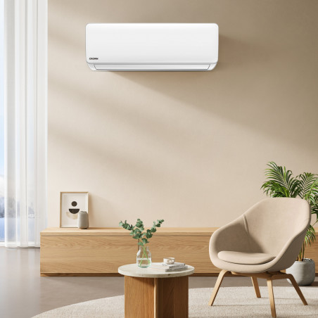 Inverter κλιματιστικό Crown CIT-09FO62AS, 9000 BTU, A++, φίλτρο άνθρακα και ασημένιο φίλτρο, αυτοκαθαρισμός, αυτοαπόψυξη, λευκό