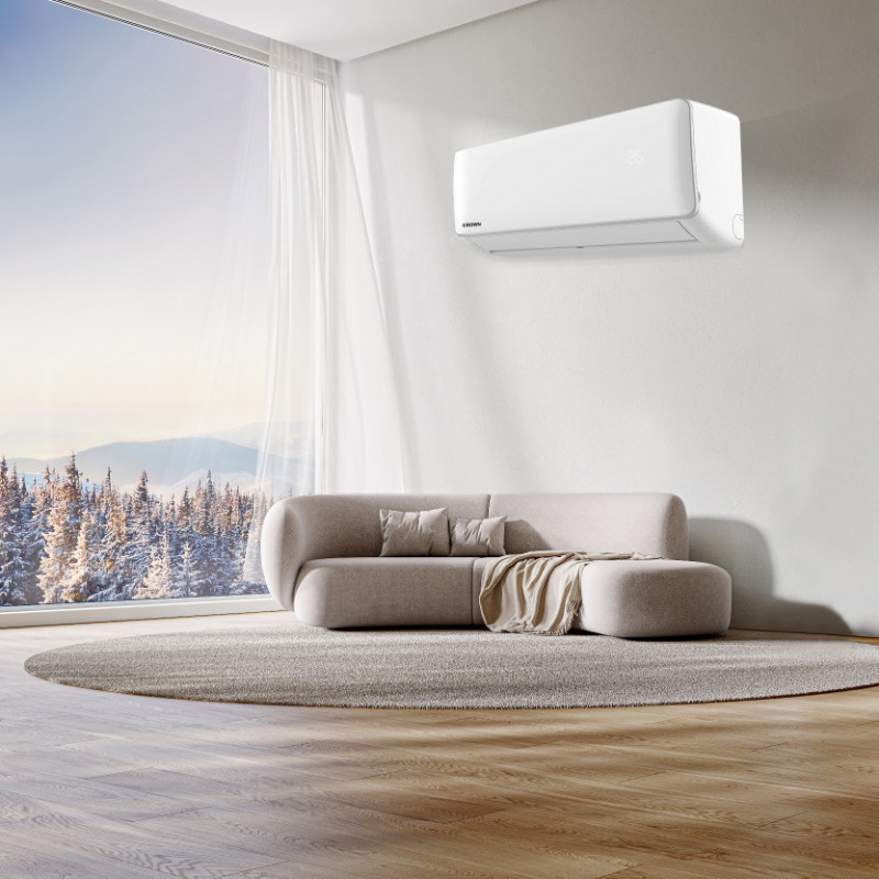 Inverter κλιματιστικό Crown CIT-18FO62AS, 18000 BTU, A++, φίλτρο άνθρακα και ασημένιο φίλτρο, αυτοκαθαρισμός, αυτοαπόψυξη, λευκό