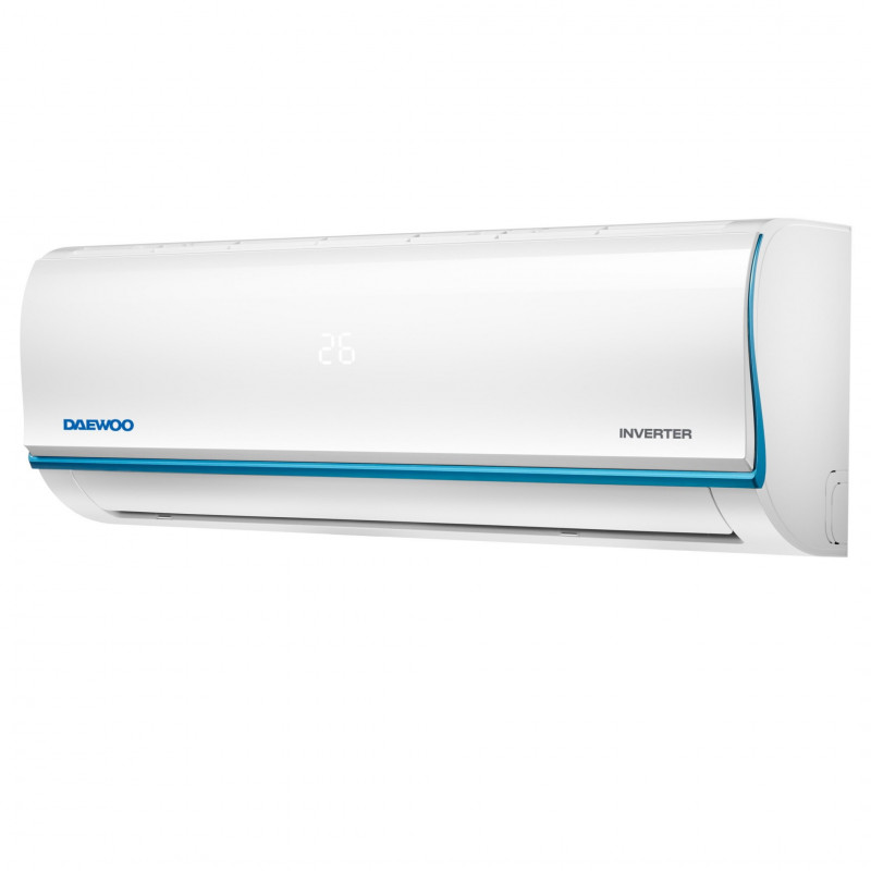 Κλιματιστικό Inverter Daewoo SAF24M1WR30, 24000 BTU, A++, 60 m2, 7 λειτουργίες, Wi-Fi, Αυτόματη απόψυξη και έλεγχος θερμοκρασίας, Αυτοκαθαρισμός, Χρονοδιακόπτης, Jet Cool/Heat, Λευκό