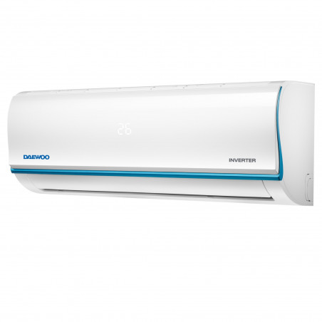 Κλιματιστικό Inverter Daewoo SAF24M1WR30, 24000 BTU, A++, 60 m2, 7 λειτουργίες, Wi-Fi, Αυτόματη απόψυξη και έλεγχος θερμοκρασίας, Αυτοκαθαρισμός, Χρονοδιακόπτης, Jet Cool/Heat, Λευκό