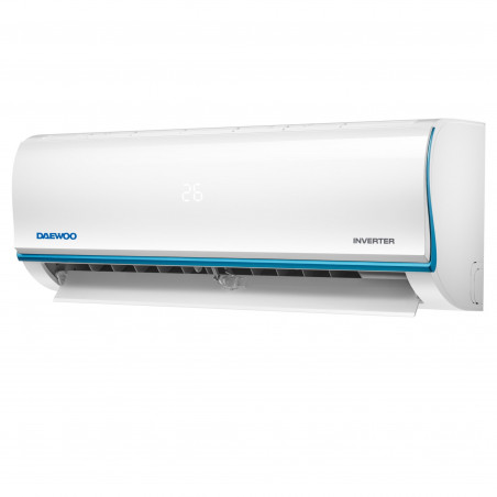 Κλιματιστικό Inverter Daewoo SAF24M1WR30, 24000 BTU, A++, 60 m2, 7 λειτουργίες, Wi-Fi, Αυτόματη απόψυξη και έλεγχος θερμοκρασίας, Αυτοκαθαρισμός, Χρονοδιακόπτης, Jet Cool/Heat, Λευκό