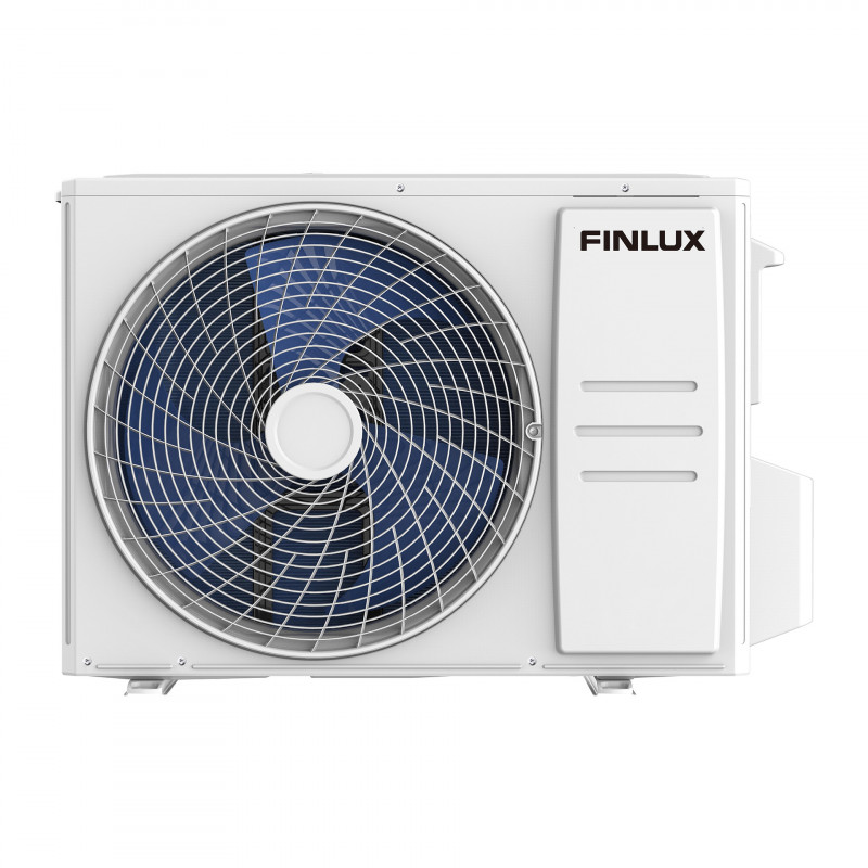 Κλιματιστικό Inverter Finlux 12FERRO87BRIS, 12000 BTU, A+++, 30 m2, Wi-Fi, Comfort breeze, 4D blowing, Εξωτερική θέρμανση, Inox