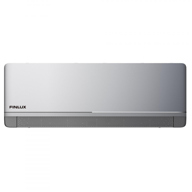 Κλιματιστικό Inverter Finlux 12FERRO87BRIS, 12000 BTU, A+++, 30 m2, Wi-Fi, Comfort breeze, 4D blowing, Εξωτερική θέρμανση, Inox