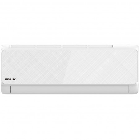 Κλιματιστικό Inverter Finlux 12LIE55BE, 12000 BTU, 30 m2, Εξωτερική μονάδα θέρμανσης, 4D φύσημα, Λειτουργία στους -25C, Λευκό