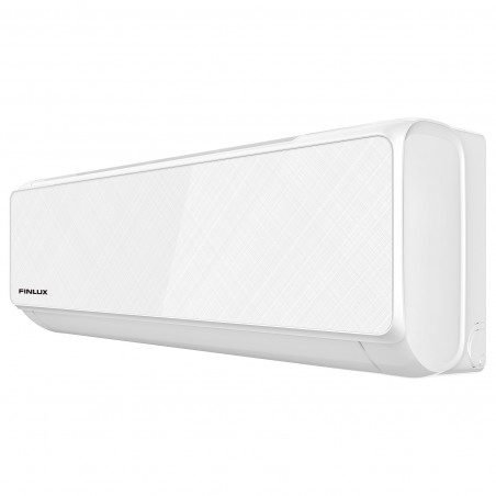 Κλιματιστικό Inverter Finlux 12LIE55BE, 12000 BTU, 30 m2, Εξωτερική μονάδα θέρμανσης, 4D φύσημα, Λειτουργία στους -25C, Λευκό