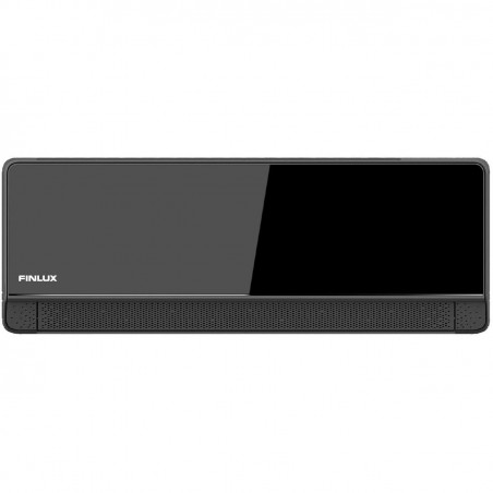 Κλιματιστικό Inverter Finlux 12TENE87BRIS, 12000 BTU, A+++, 30 m2, Wi-Fi, φίλτρο πλάσματος, 4D φυσήματα, εναλλάκτης θερμότητας με χρυσή επίστρωση, Μαύρο