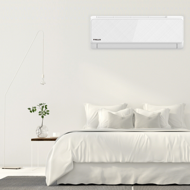 Κλιματιστικό Inverter Finlux 18QUA58LIS, 18000 BTU, A+++, 40 m2, Wi-Fi, φίλτρο πλάσματος, 4D φυσήματα, λειτουργία στους -25C, Λευκό