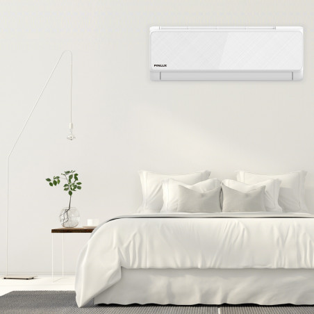 Κλιματιστικό Inverter Finlux 18QUA58LIS, 18000 BTU, A+++, 40 m2, Wi-Fi, φίλτρο πλάσματος, 4D φυσήματα, λειτουργία στους -25C, Λευκό