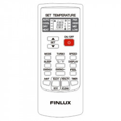 Κλιματιστικό στήλης Finlux 48KA3PH 48000 BTU, 120 m2, A+++, Τριφασικό, R32, 2100 m3/h, Λευκό