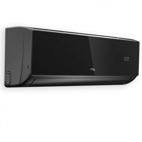 Κλιματιστικό Inverter TCL Elite TAC-12CHSD/XA82IFS, 12000 BTU, 30 m2, A++, Wi-Fi, Smart AirFlow, αυτοδιάγνωση, ιονιστής πλάσματος, εναλλάκτης θερμότητας με χρυσή επίστρωση, Μαύρο
