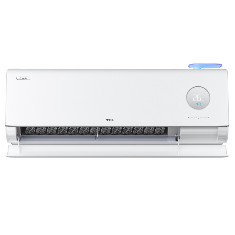 Κλιματιστικό Inverter TCL FreshIN 3.0 TAC-12CHSD/FCI, 12000 BTU, 40 m2, A+++, Wi-Fi, Φωνητικός έλεγχος, Έξυπνες λειτουργίες, Super Turbo Start, iFeel, FreshIN+, ECO, Λευκό