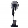 Ανεμιστήρας Elite EFM-0357R, 70W, 40 cm, 2.8 l, 3 ταχύτητες, 3 λειτουργίες, 3 πτερύγια, εξοικονόμηση ενέργειας, υδρονέφωση, Μαύρο