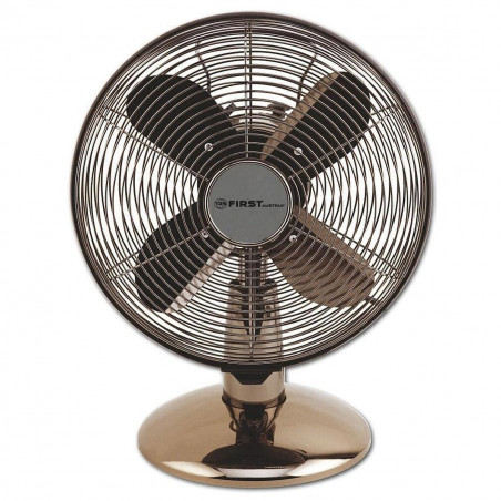Ανεμιστήρας First Austria FA-5562, 45W, 30 cm, 3 ταχύτητες, 4 παροχές, λειτουργία Treptene, ρυθμιζόμενη κλίση, χαλκός
