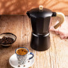 Καφετιέρα Kubinska Kinghoff KH 1887, 9 μπολ, 450 ml, Αλουμίνιο, Επαγωγή, Μαύρο.