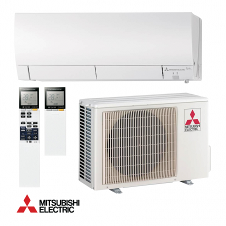 Κλιματιστικό Inverter Mitsubishi Electric MSZ-FH35VE/MUZ-FH35VE, 12000 BTU, 25 m2, A+++/A+++, φίλτρο Plasma Quad, αισθητήρας 3D i-see, R-410A, Λευκό